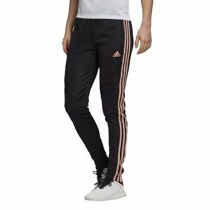adidas Black “Climacool” Tiro 19 Joggers with Pink Triple Stripes